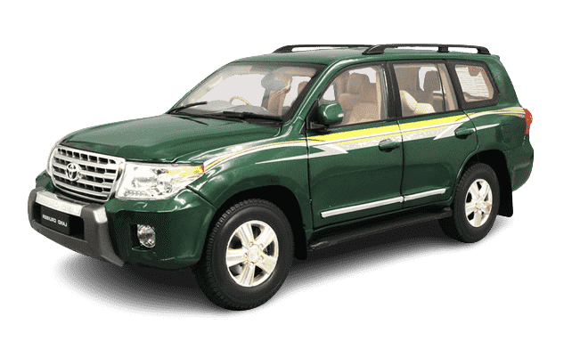 Toyota Land Cruiser 200 green