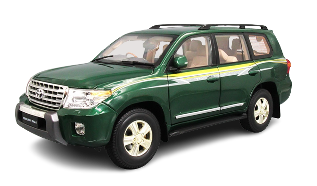 Toyota Land Cruiser 200 Зеленая